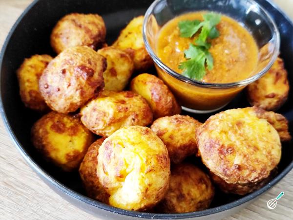 Receita de Bolinhas de batata com queijo - Passo 5