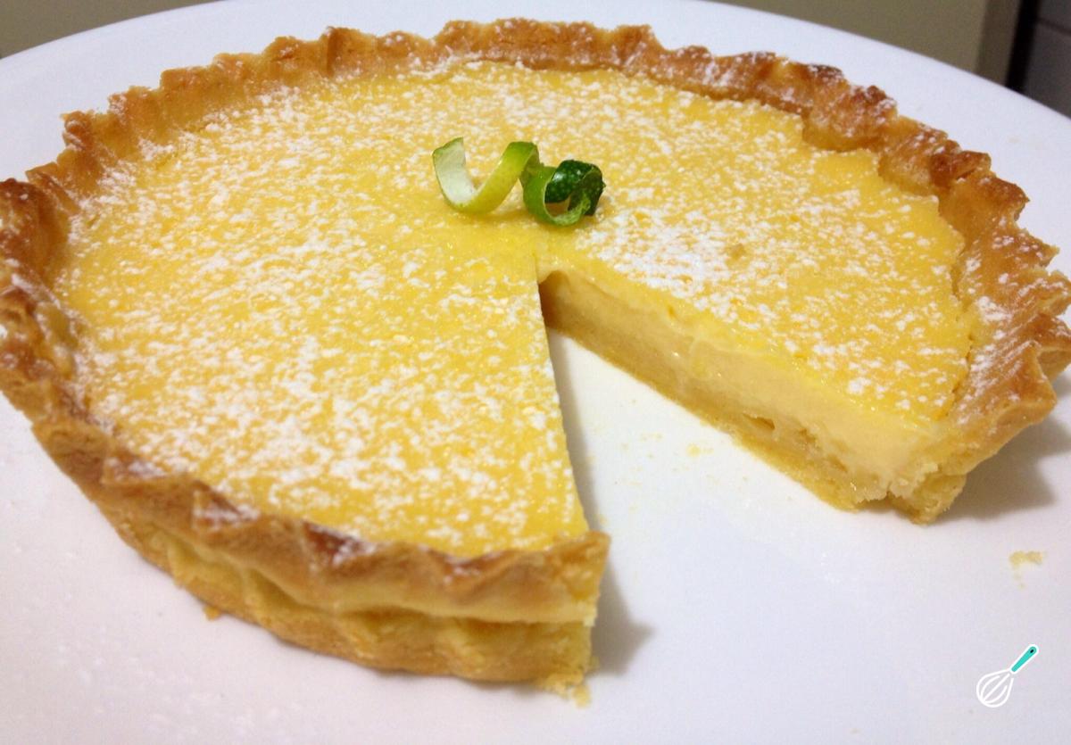 Receita de Torta de limão simples
