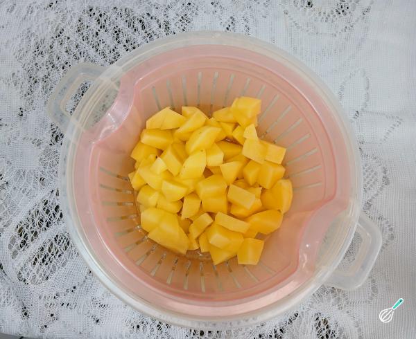 Receita de Frango ao molho de batata - Passo 2