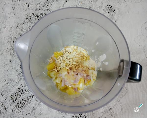 Receita de Frango ao molho de batata - Passo 6