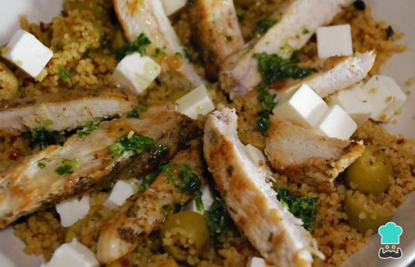 Receita de Salada de frango com cuscuz marroquino - Passo 7