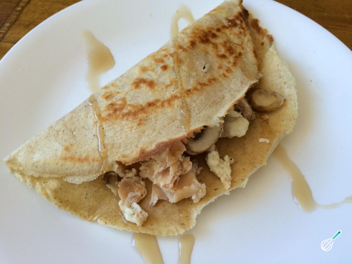 Receita de Crepe de aveia