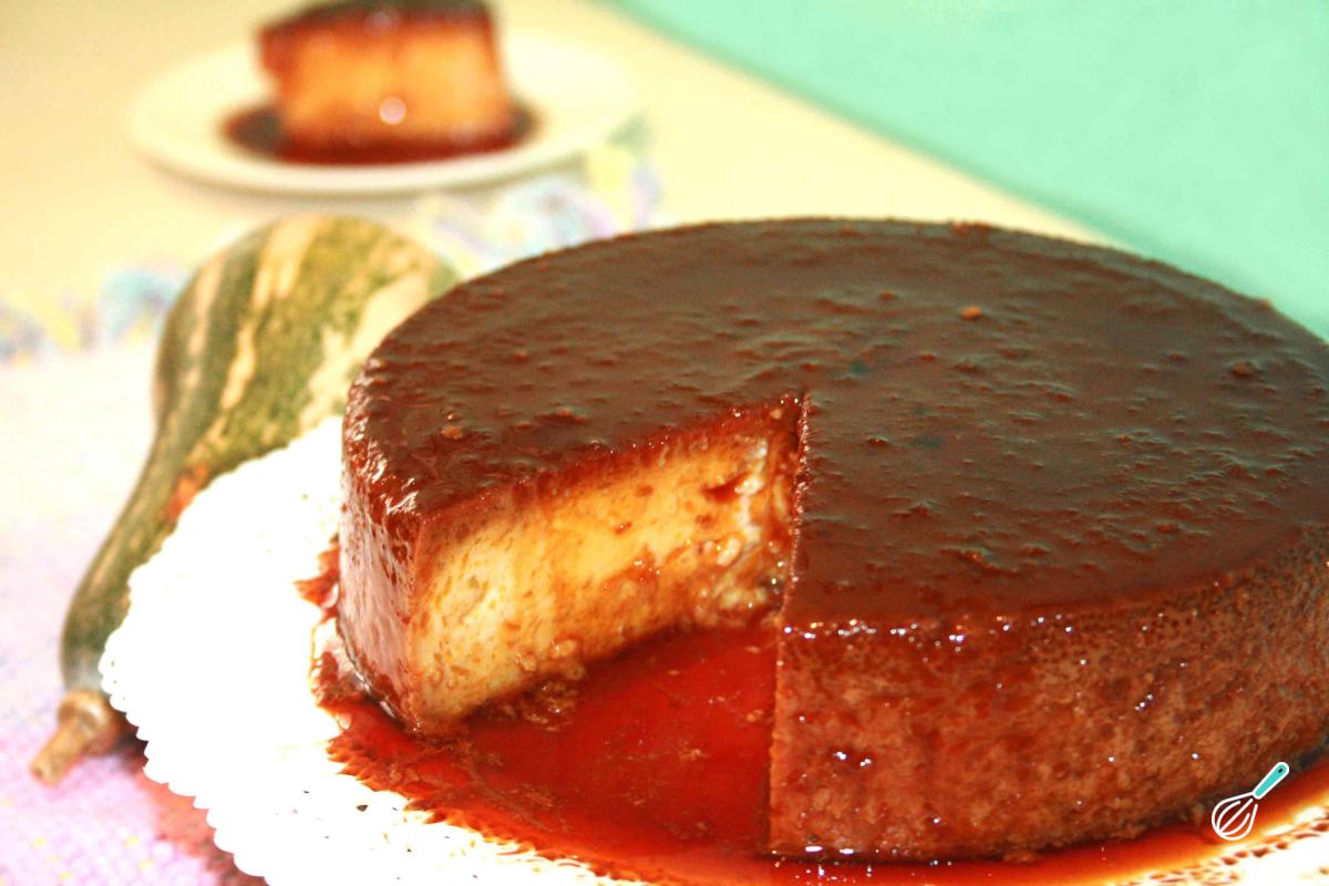 Receita de Pudim de abóbora com leite condensado