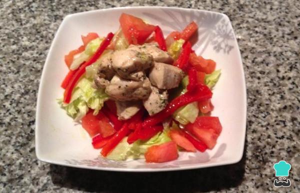 Receita de Salada de frango light - Passo 6