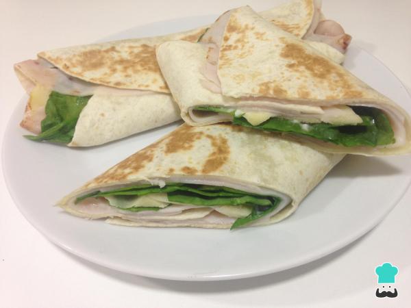 Receita de Wrap de peru com maçã - Passo 6