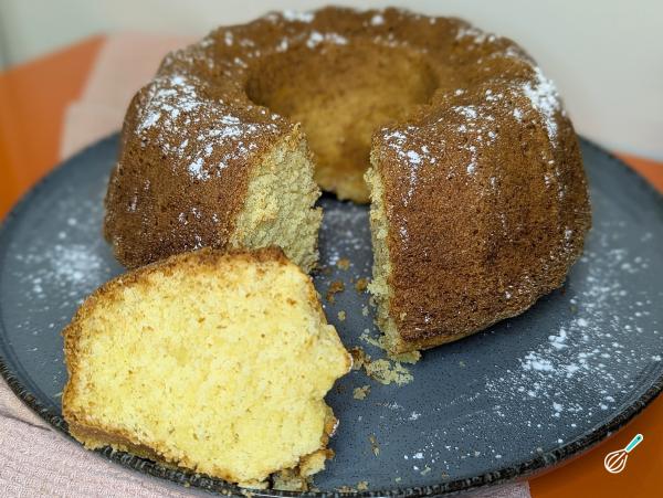 Receita de Bolo de fubá fofinho e úmido de liquidificador