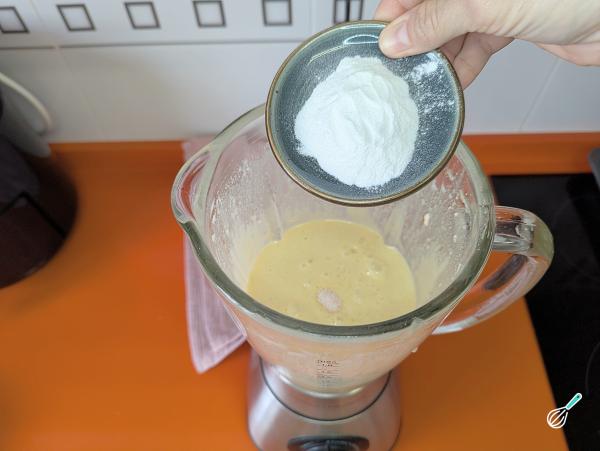 Receita de Bolo de fubá fofinho e úmido de liquidificador - Passo 5