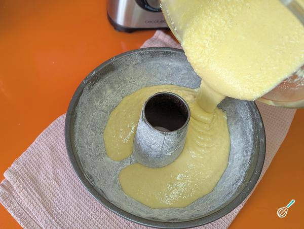 Receita de Bolo de fubá fofinho e úmido de liquidificador - Passo 7