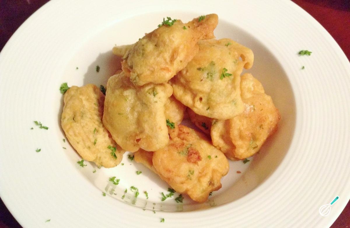 Receita de Bolinho de camarão frito