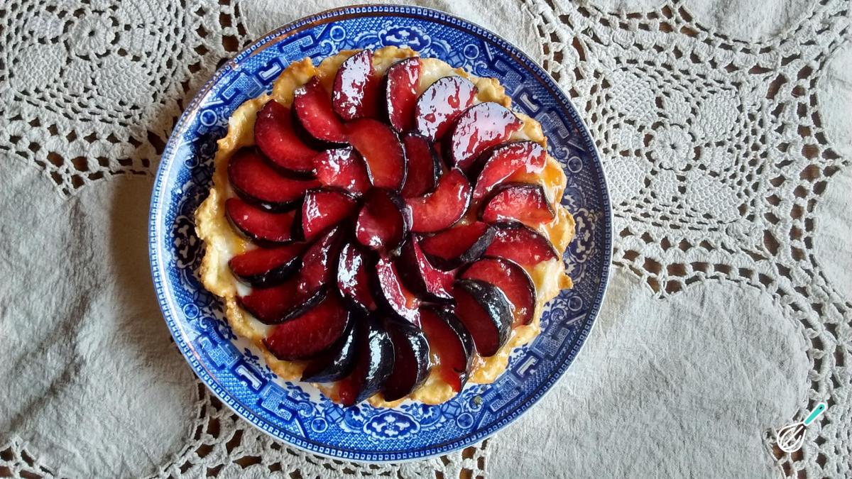 Receita de Torta de ameixa