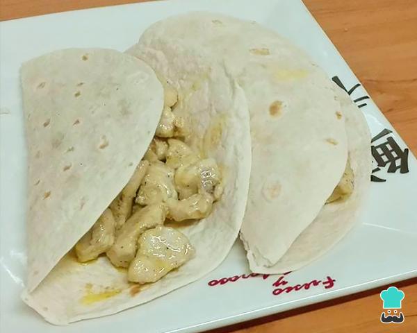 Receita de Taco com recheio de frango