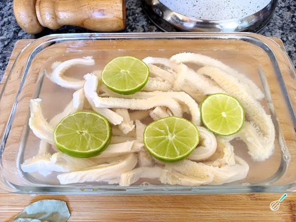 Receita de Feijão branco com bucho - Passo 3