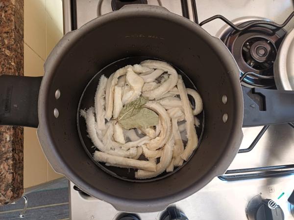 Receita de Feijão branco com bucho - Passo 4