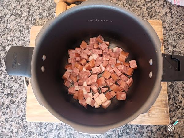 Receita de Feijão branco com bucho - Passo 5