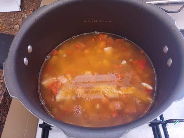 Receita de Feijão branco com bucho - Passo 7