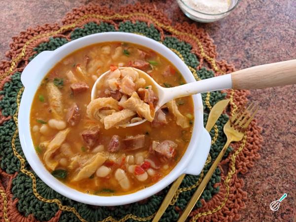 Receita de Feijão branco com bucho - Passo 9