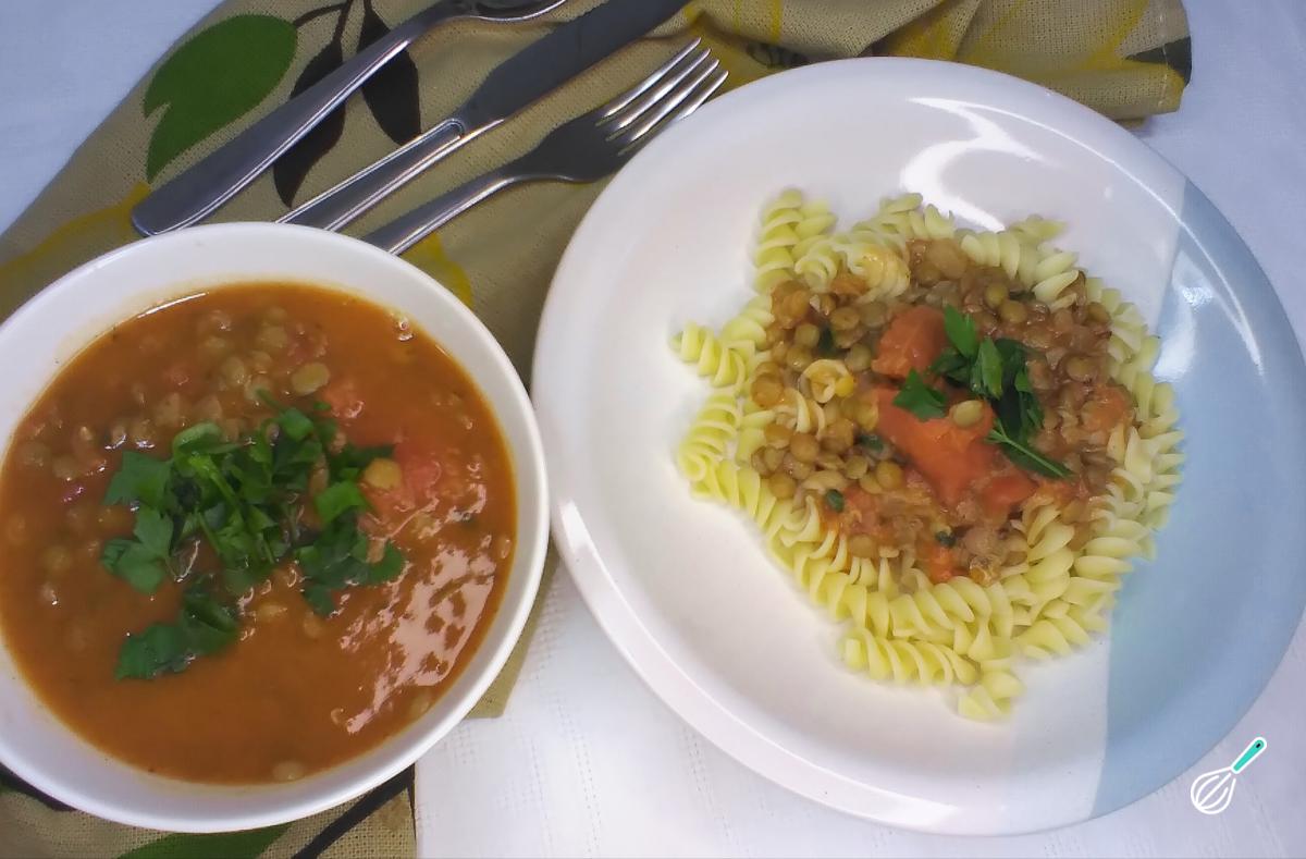 Receita de Bolonhesa de lentilhas
