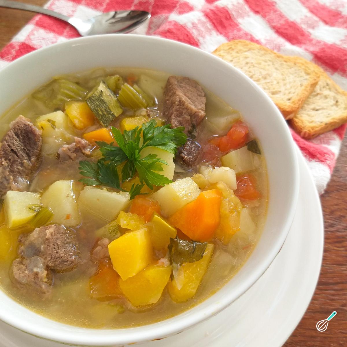 Receita de Cozido de carne com legumes