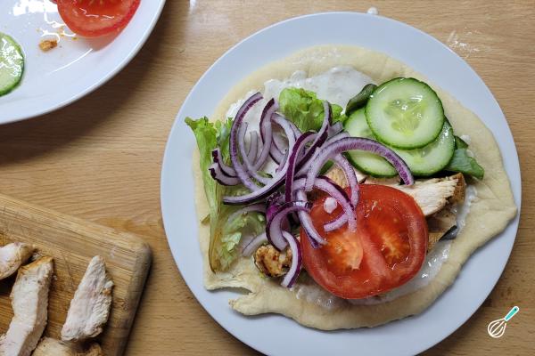 Receita de Shawarma de frango - Passo 17