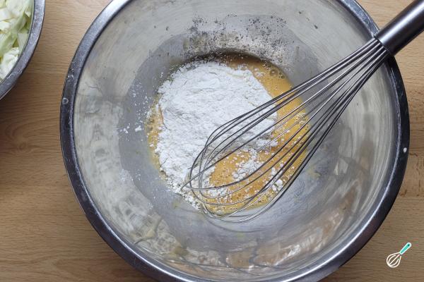 Receita de Panqueca de repolho - Passo 5