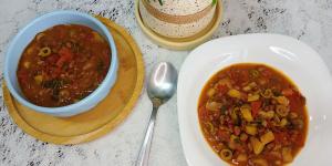 Receita de Feijão com batata e tomate