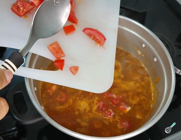 Receita de Feijão com batata e tomate - Passo 6