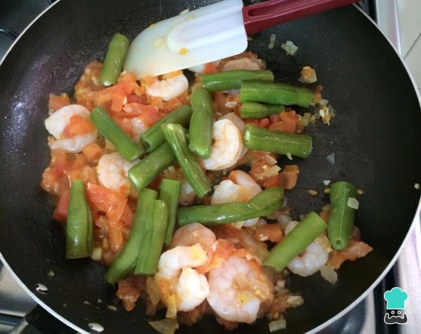 Receita de Salada de vagem com camarão - Passo 5
