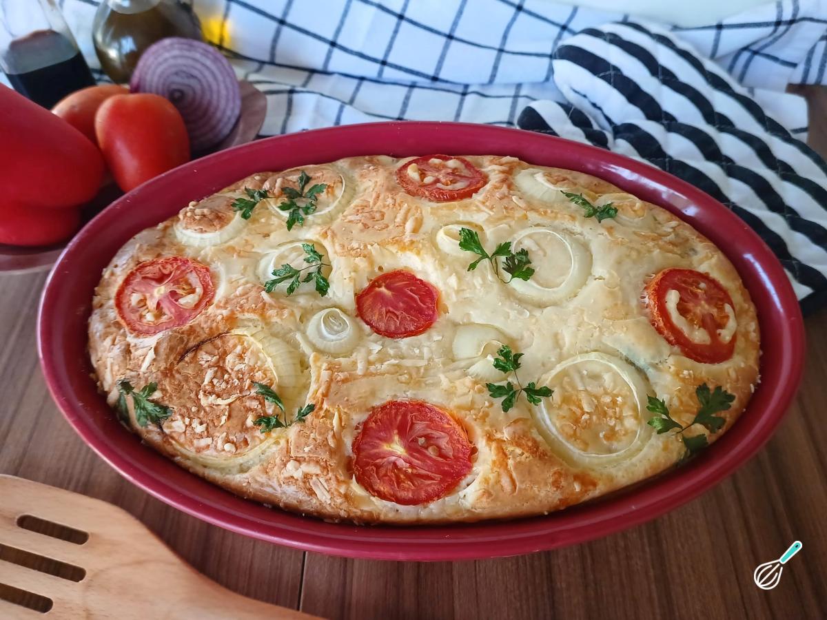 Receita de Torta de bacalhau com palmito