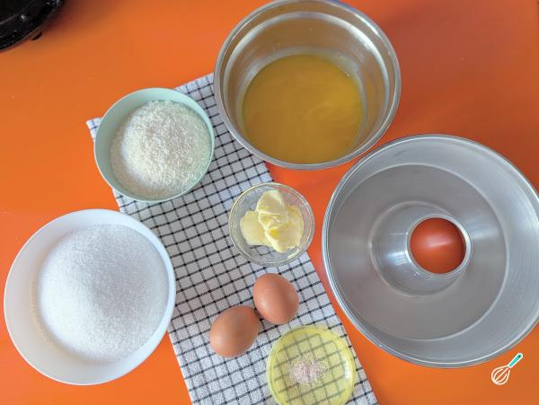 Receita de Quindão - Passo 1