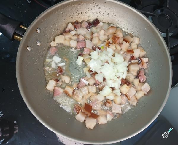 Receita de Arroz com bacon - Passo 3