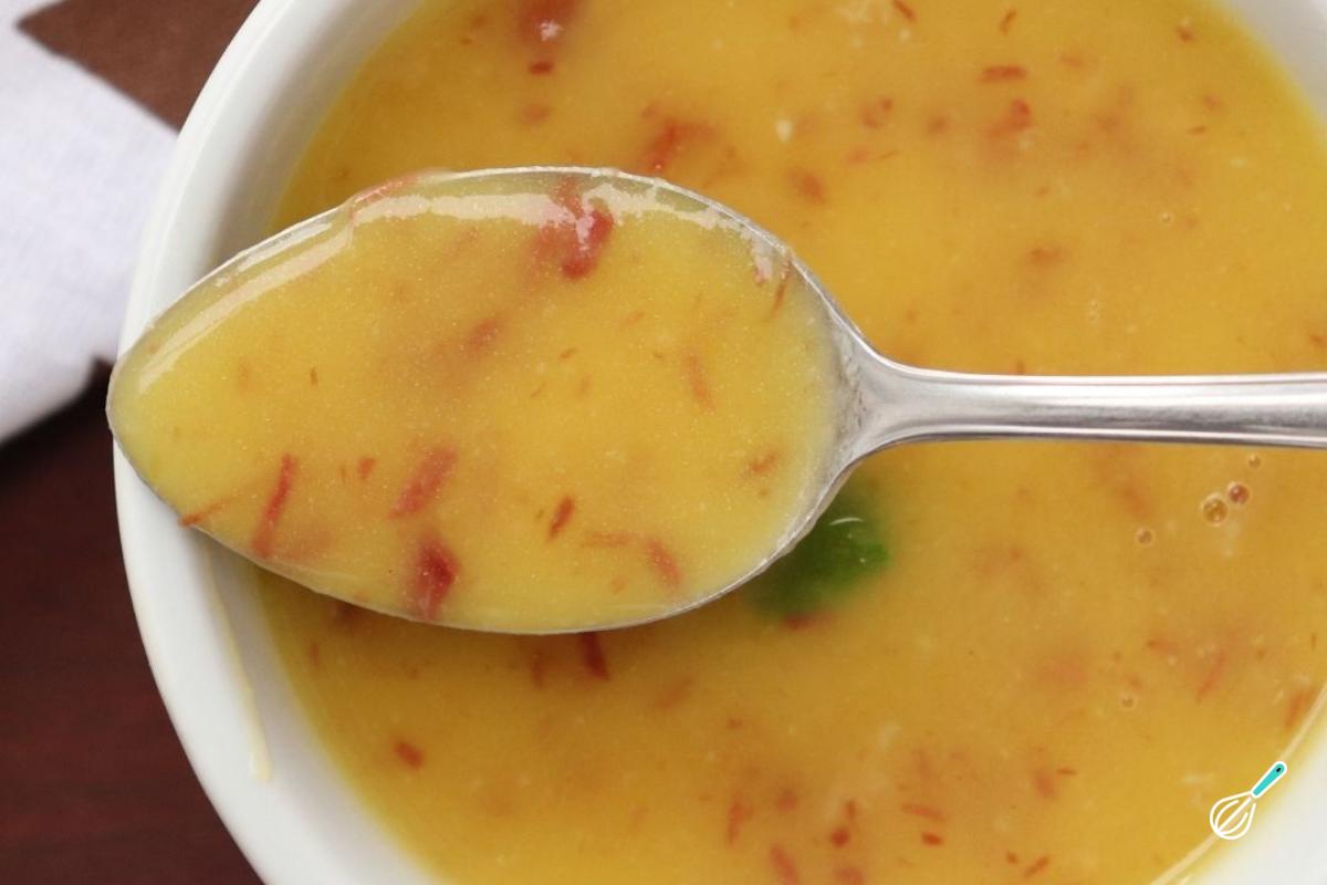 Receita de Caldo de mandioquinha com carne seca