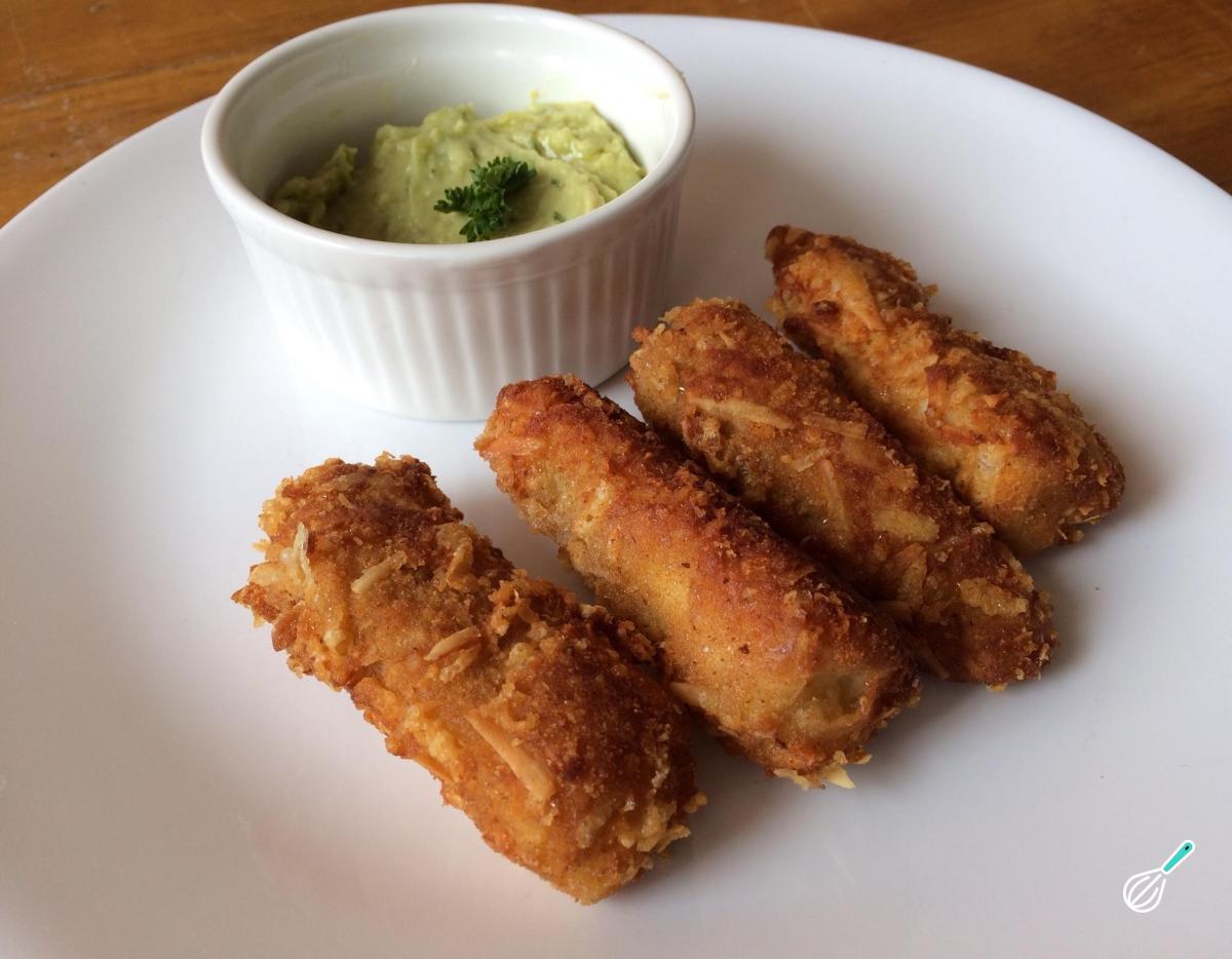 Receita de Palitos de peixe com parmesão