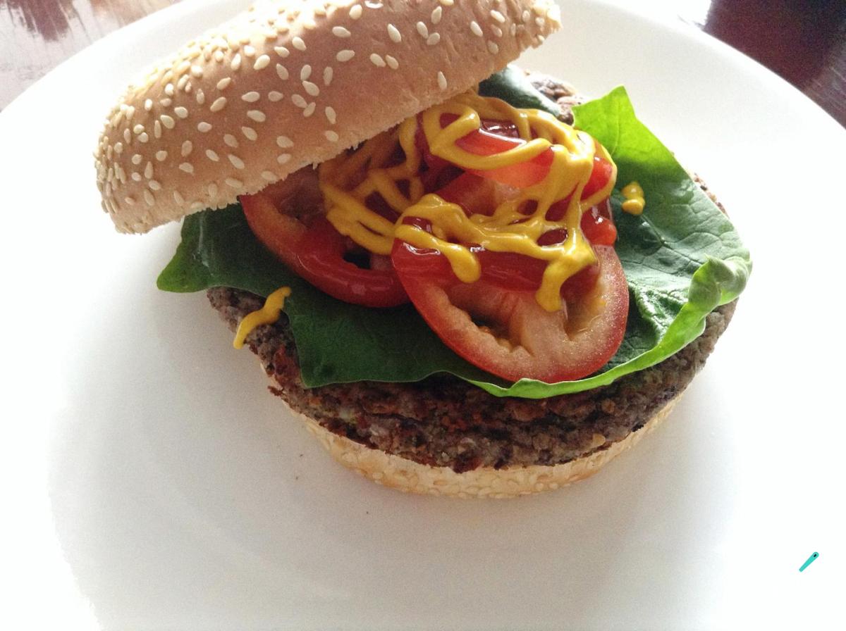 Receita de Hambúrguer vegano de feijão