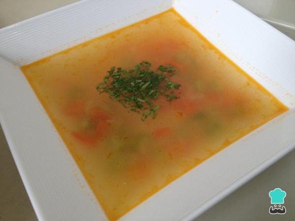 Receita de Caldo de legumes - Passo 5