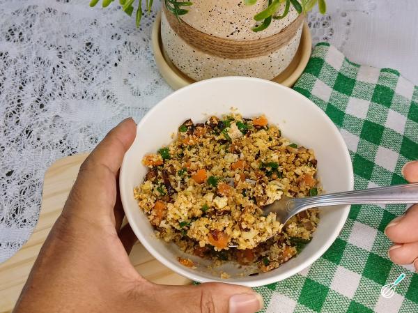 Receita de Arroz de couve-flor low carb