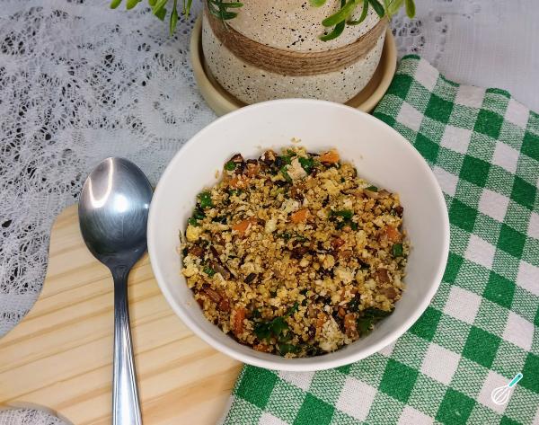 Receita de Arroz de couve-flor low carb - Passo 7