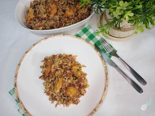 Receita de Baião de dois tradicional