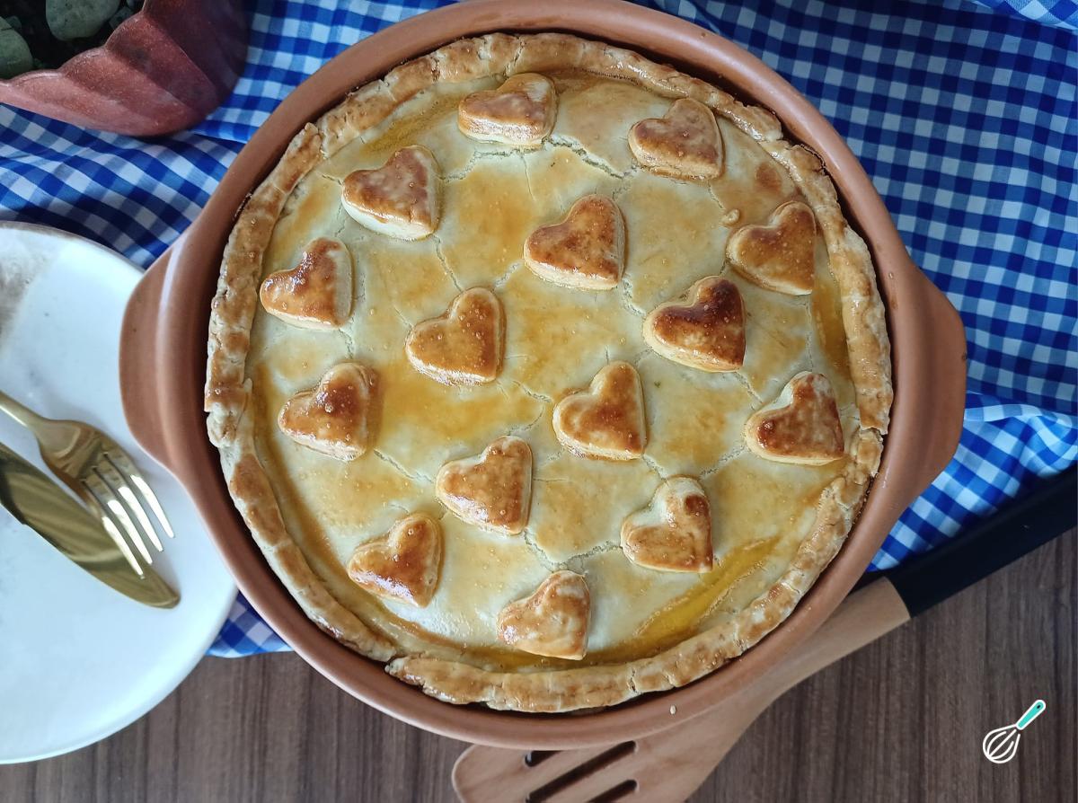 Receita de Empadão de frango simples