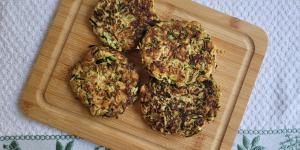 Receita de Bolinho de abobrinha na frigideira