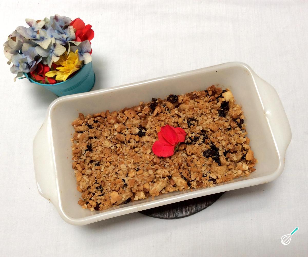 Receita de Crumble de maçã