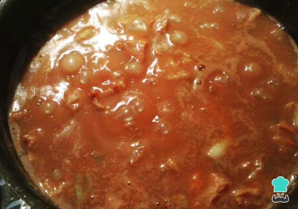 Receita de Feijão vermelho simples - Passo 3