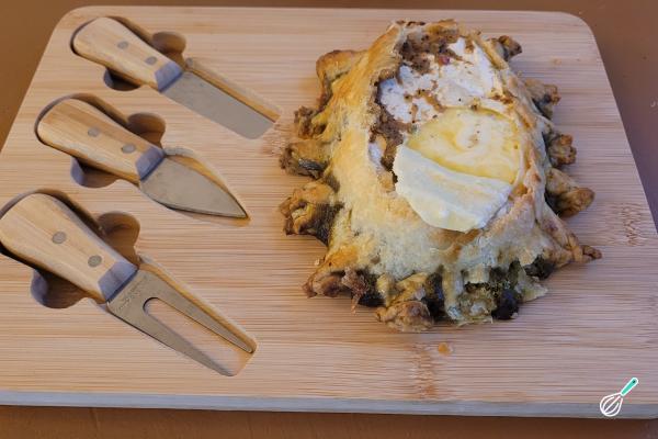 Receita de Queijo brie com massa folheada