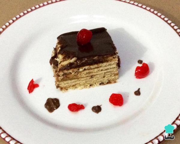Receita de Pavê de chocolate simples
