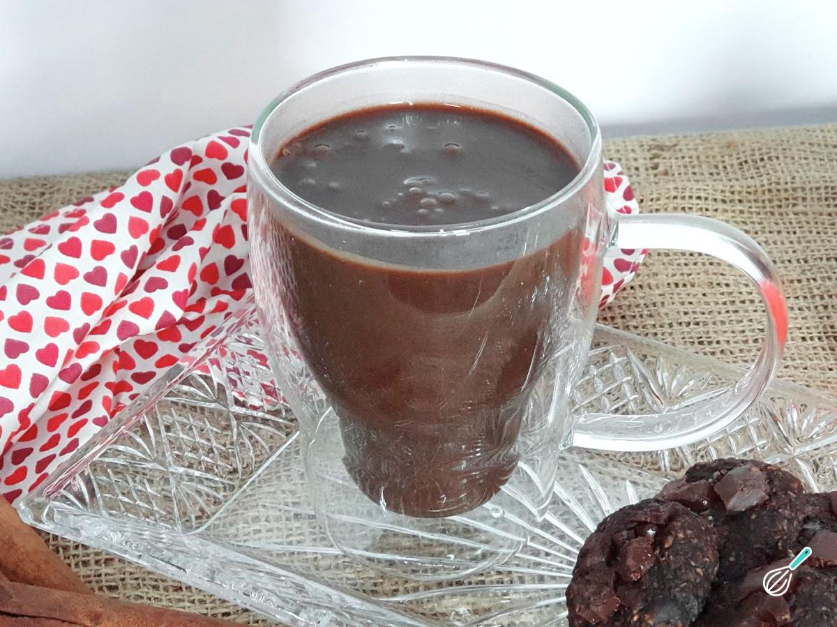 Chocolate quente vegano