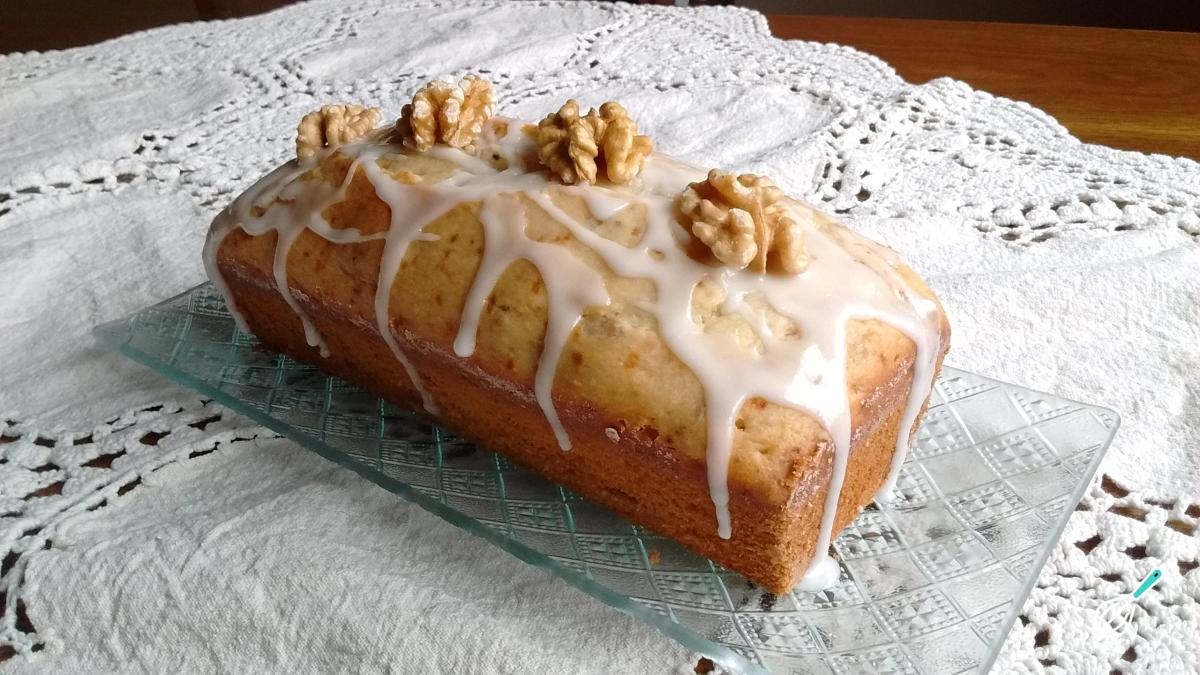 Receita de Bolo de nozes tradicional