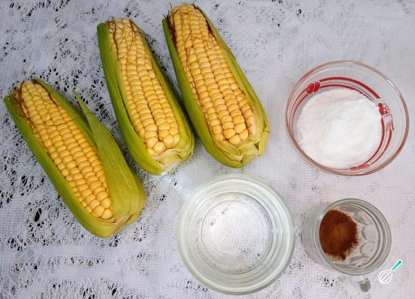 Receita de Curau sem leite - Passo 1