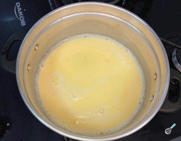 Receita de Curau sem leite - Passo 5