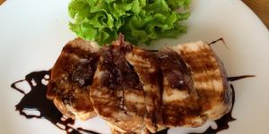 Frango no forno com vinagre balsâmico