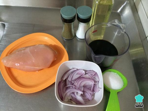 Receita de Frango no forno com vinagre balsâmico - Passo 1
