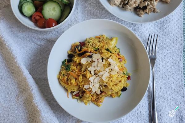 Receita de Arroz marroquino